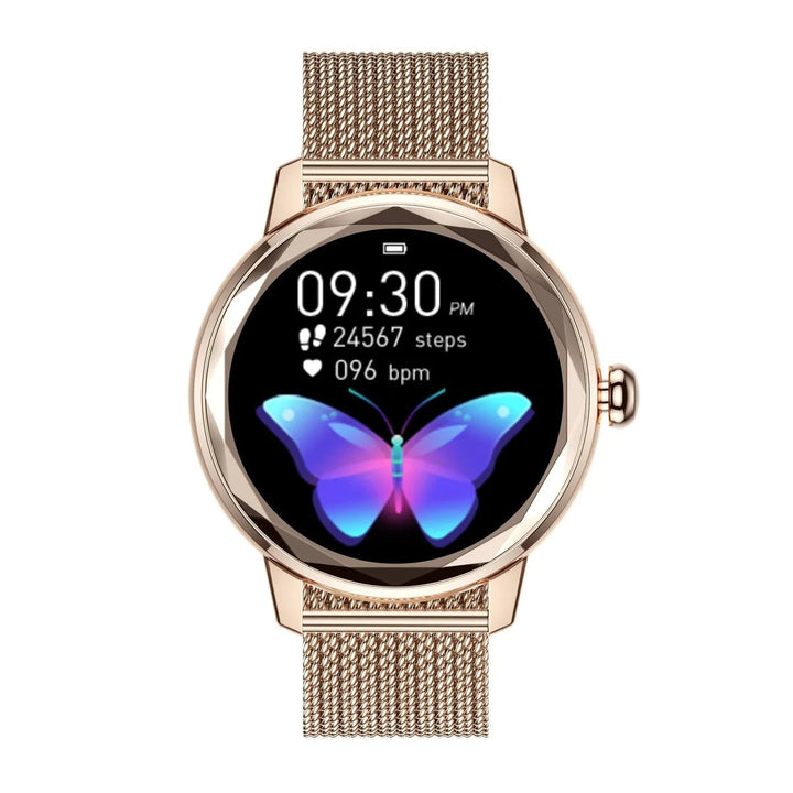 Smartwatch Dames Smart Gold – Luxe Sporthorloge in Roestvrij Staal