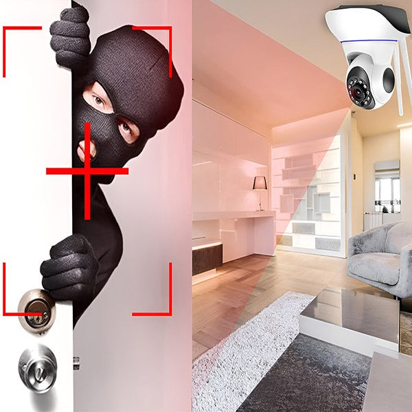 Draadloze IP Beveiligingscamera met Wifi & Tweeweg Audio