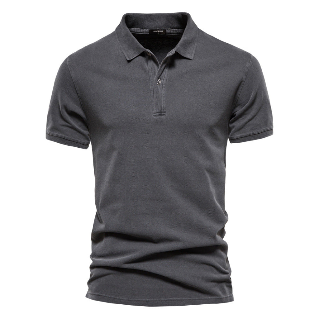 Summer Men's Cotton Short Sleeved T-shirt