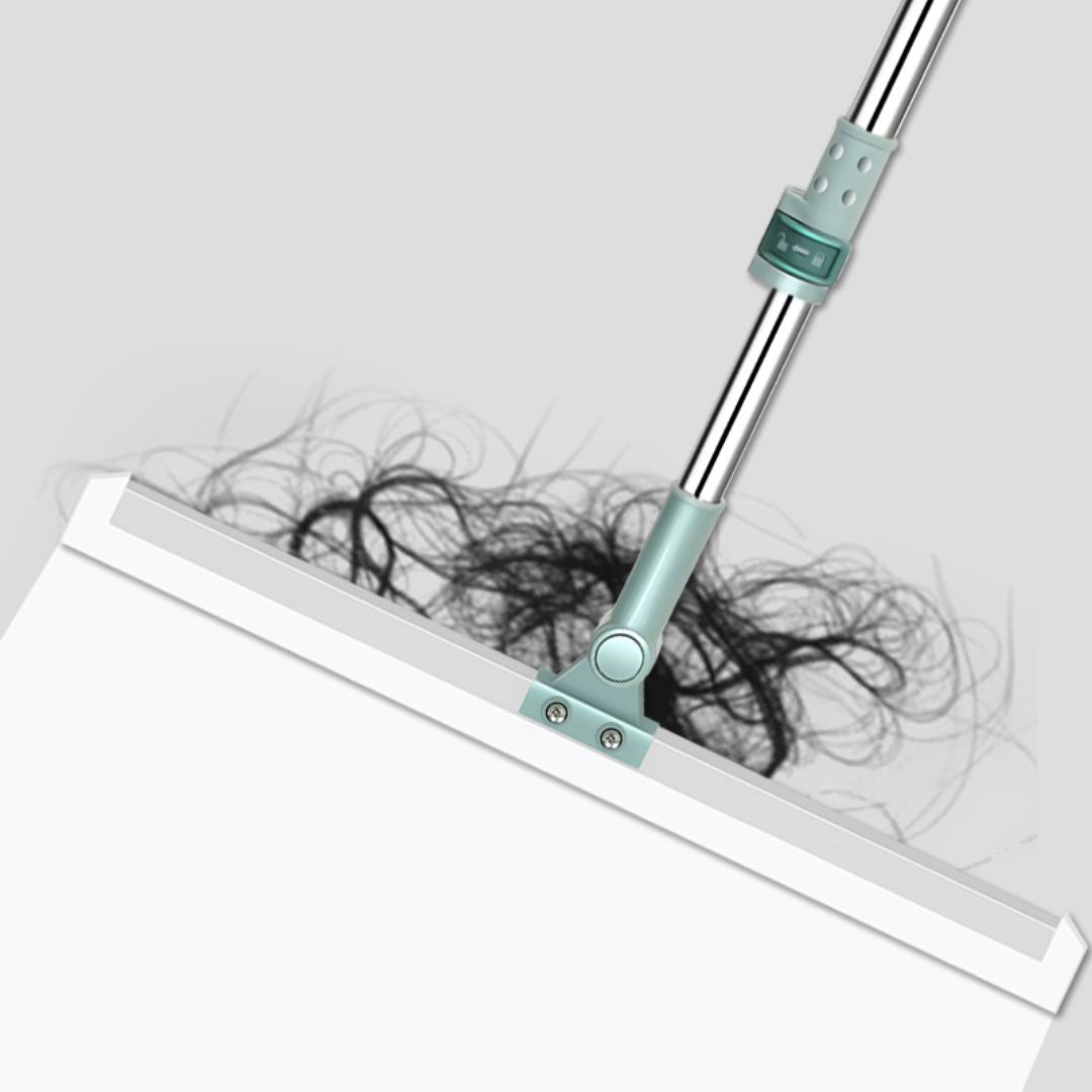 SiliconeSweep Pro Bezem | Geavanceerde ergonomische bezem met siliconen haren voor alle vloertypes