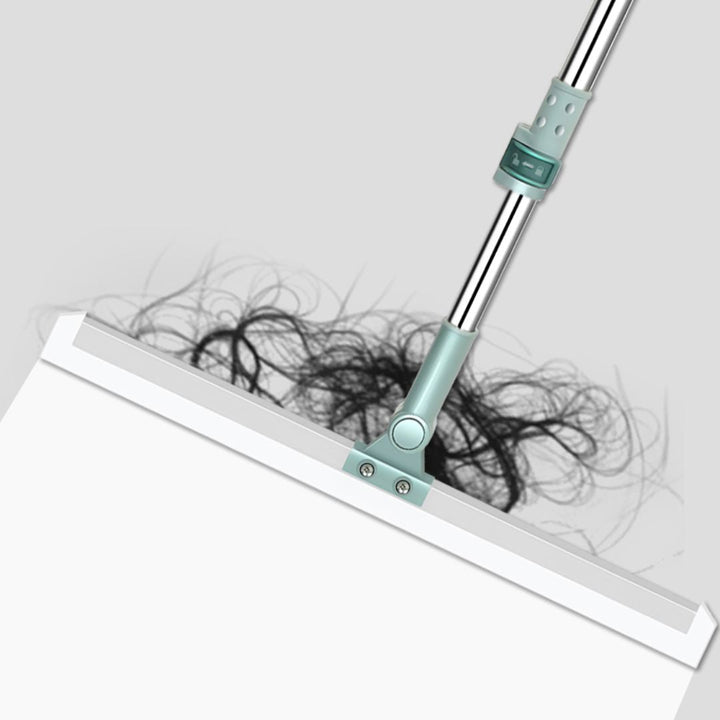 SiliconeSweep Pro Bezem | Geavanceerde ergonomische bezem met siliconen haren voor alle vloertypes