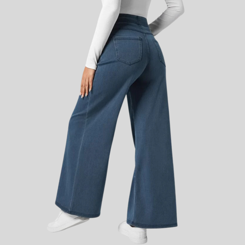 Evie High-Waisted Elastic Pants
