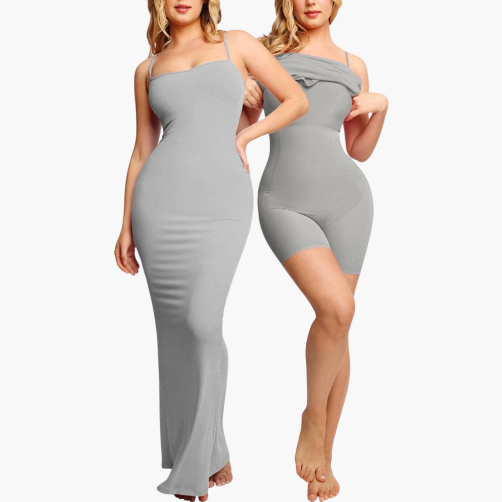 
                  
                    2-in-1 Jurk met Ingebouwde Shapewear Korset
                  
                