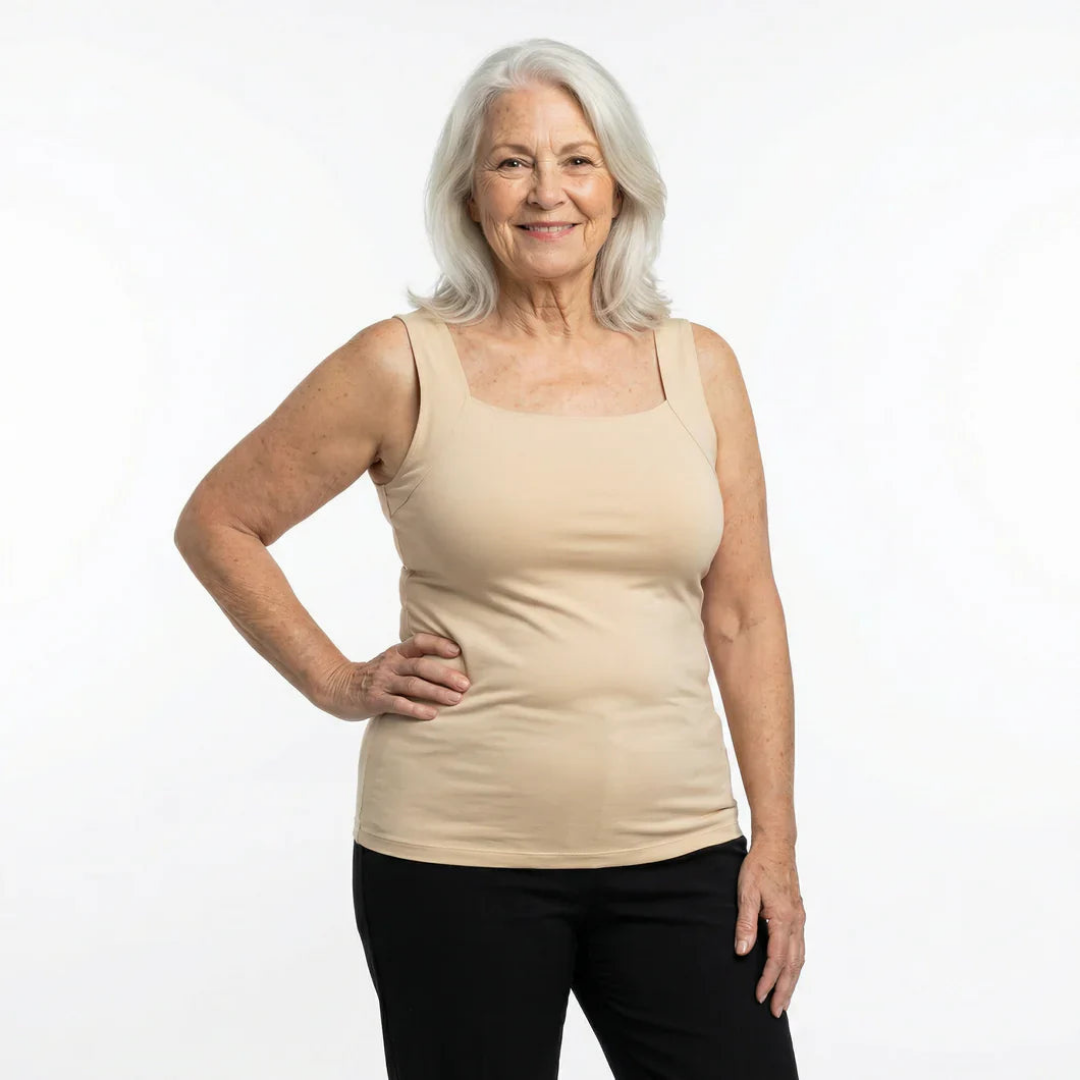 Comfortabele ondersteunende top voor dames