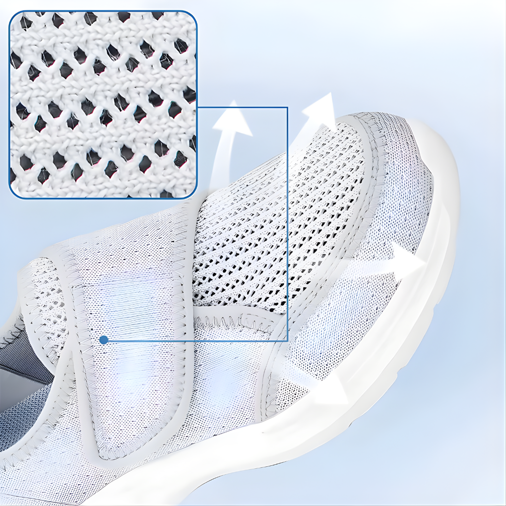 Ondersteunende damesschoenen voor gezwollen voeten