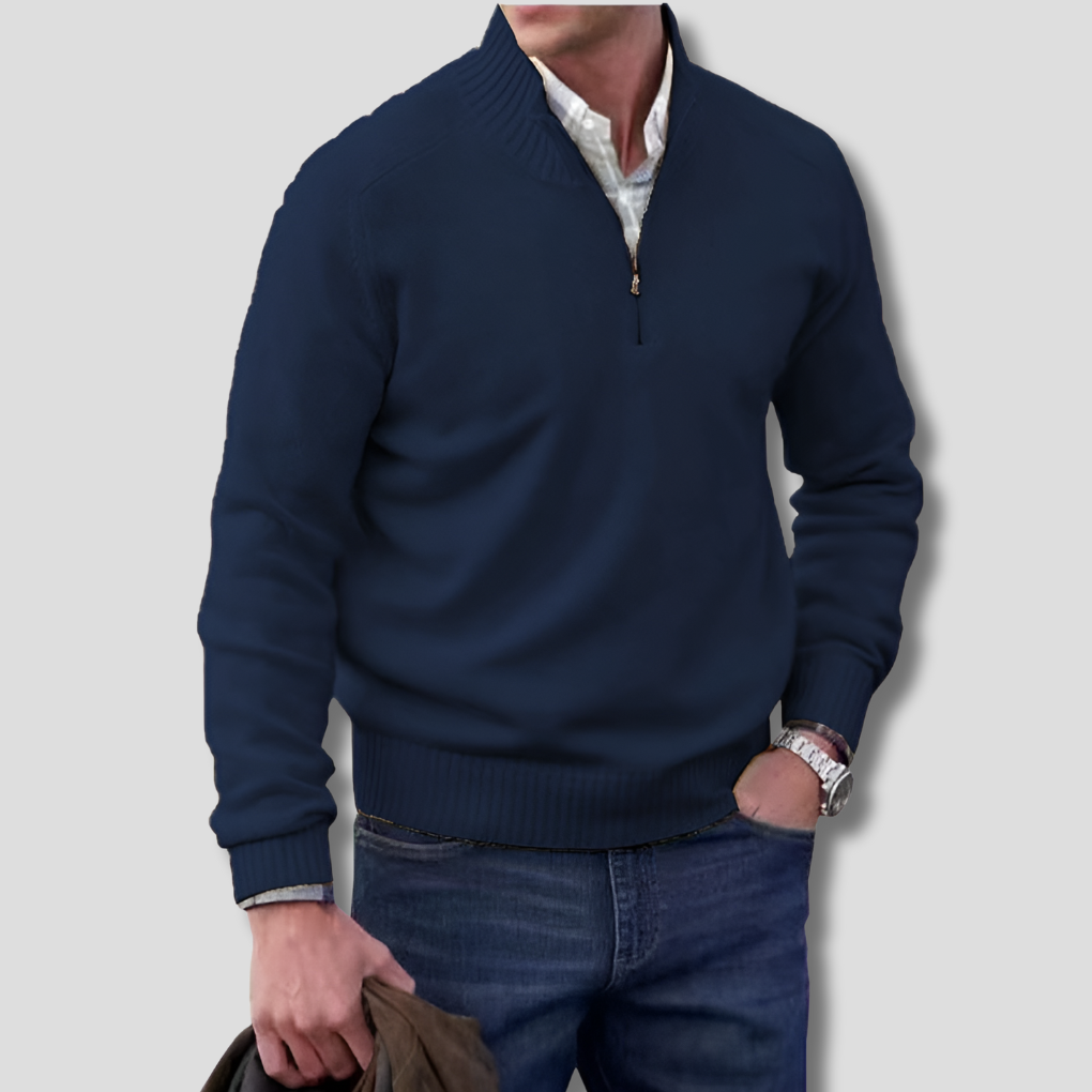 Heren Half-Zip Trui – Stijlvolle Laagoptie