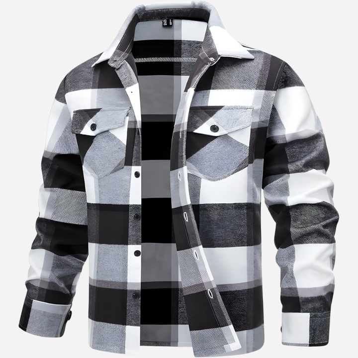 Heren Plaid Flanellen Shirt