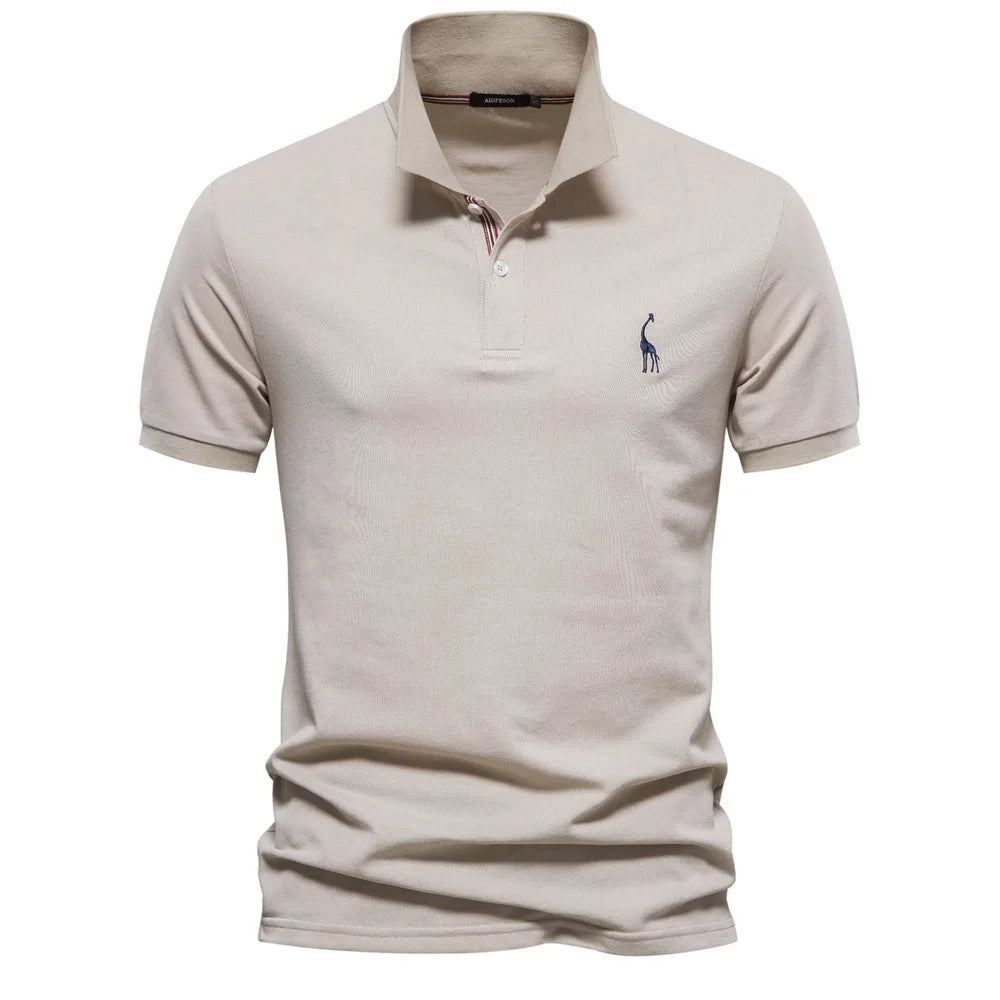 Klassiek Heren Polo met Borduurwerk