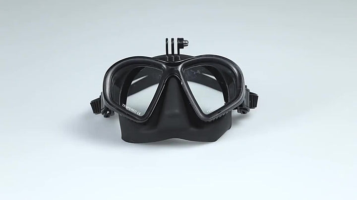 Gehard Duikmasker met Etui - Duikbril met Antifog en Camerahouder