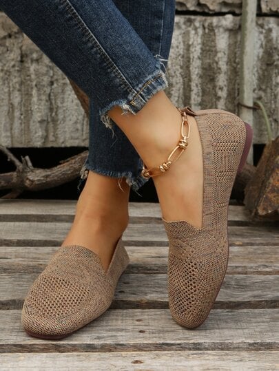 Orthopedische instapsneakers voor dames met zacht voetbed en ademend mesh