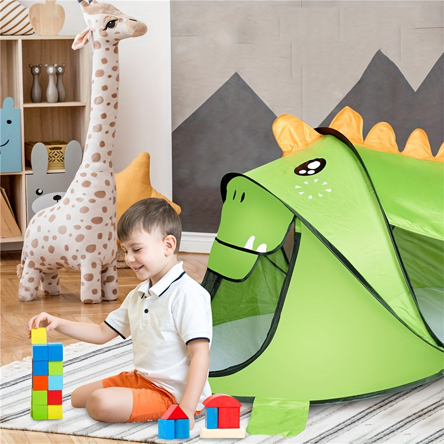 Set pop-up speeltenten voor kinderen met dinosaurussen, haaien en beren met UPF 50 zonbescherming – Ademend en draagbaar voor baby's en peuters