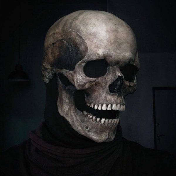 Schedelmasker — laat elke kamer huiveren met levensechte details en comfort de hele nacht