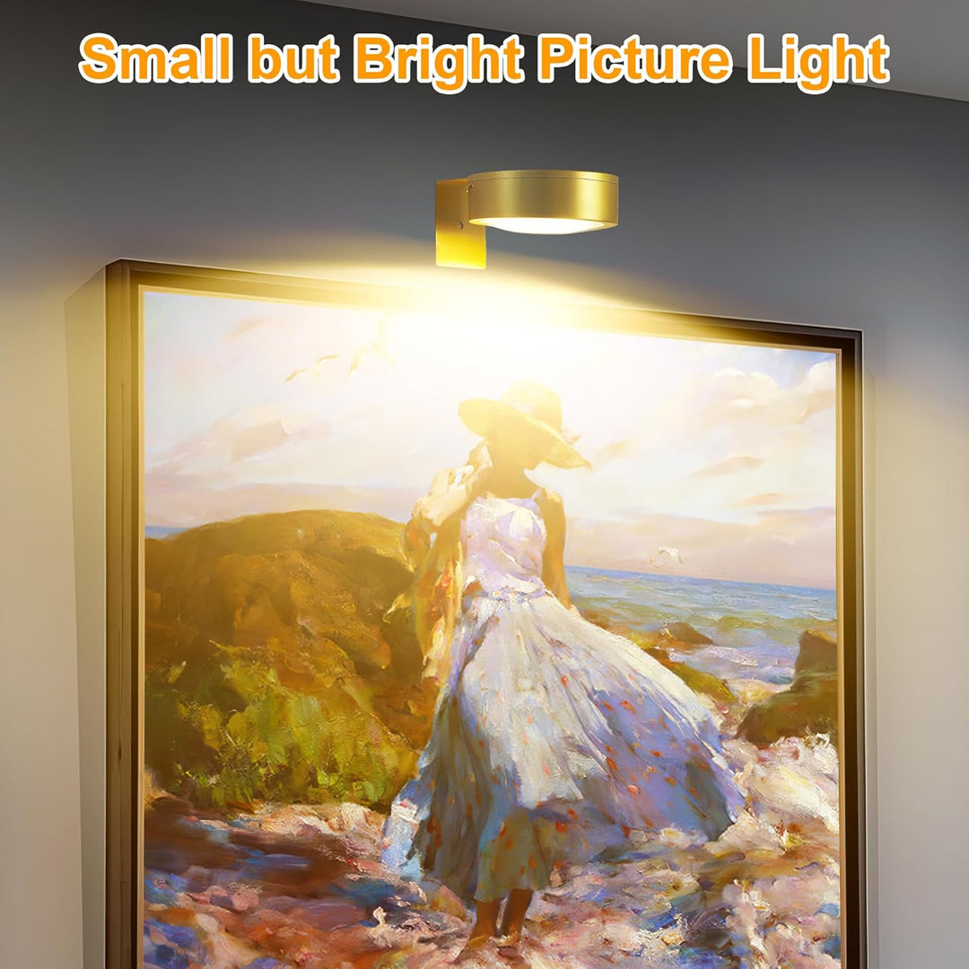 Verstelbare magnetische schilderijlamp | LED-touch & afstandsbediening, RGB/wit, USB