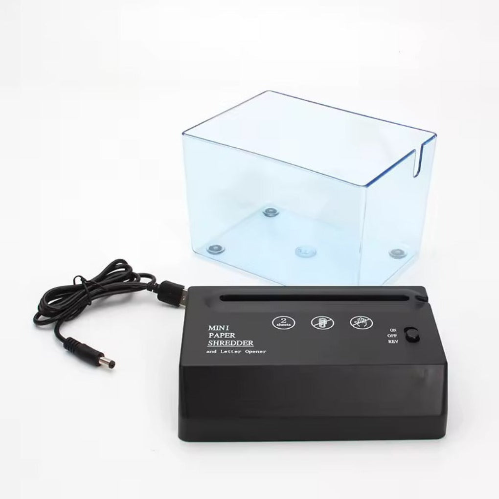 Mini-bureaupapierversnipperaar – compact, stil en efficiënt
