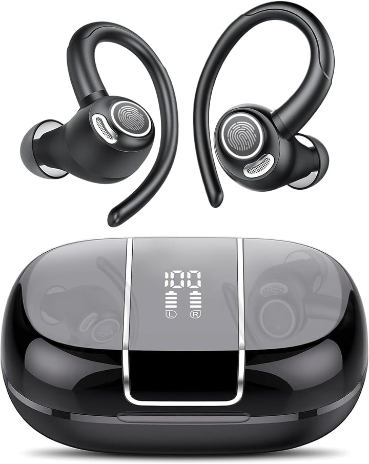 Draadloze Bluetooth 5.3 Sportoordopjes met Geluidsisolatie en 48 Uur Speeltijd – Zeyora