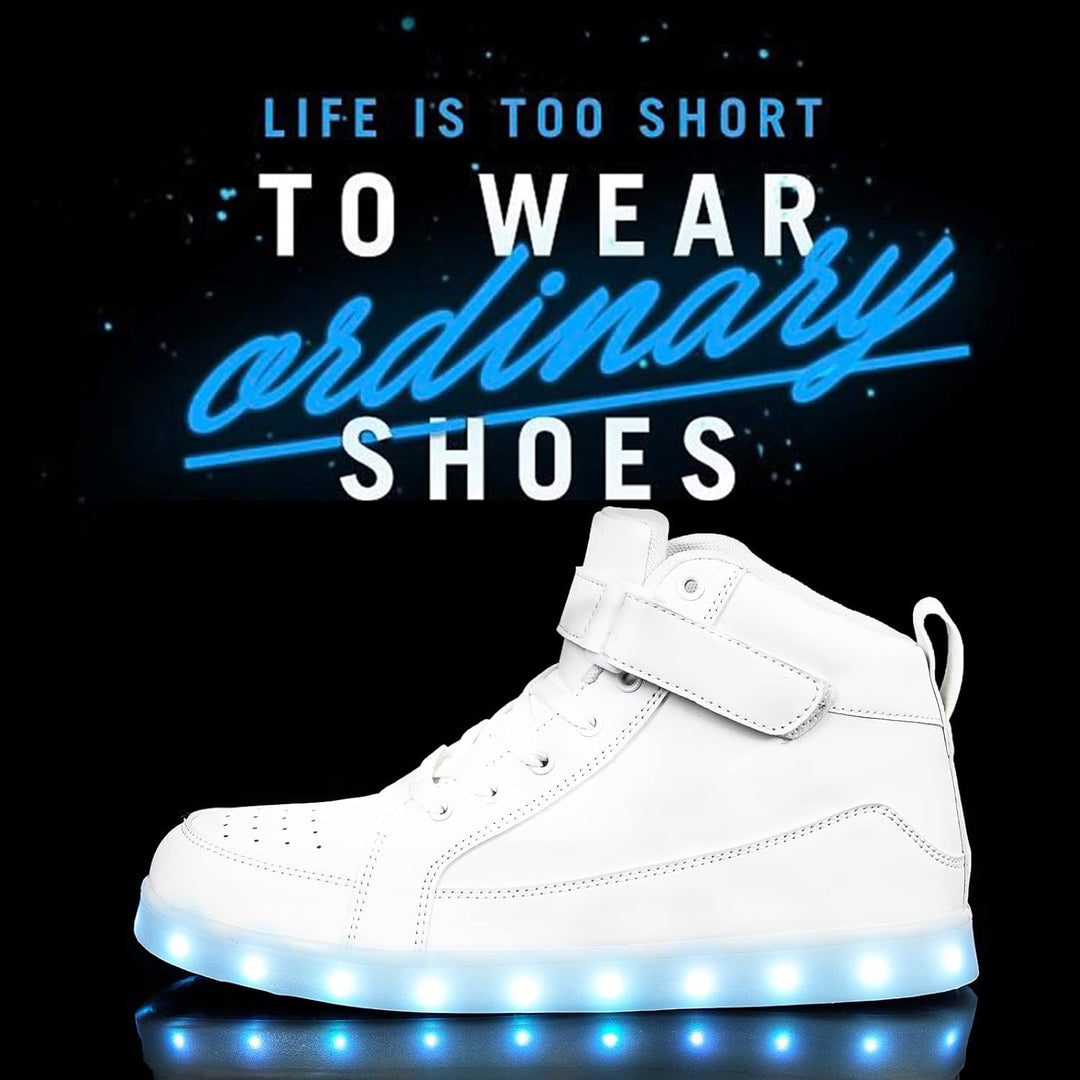 Trendy LED Sneakers met Oplaadbare Verlichting - LumaBoost