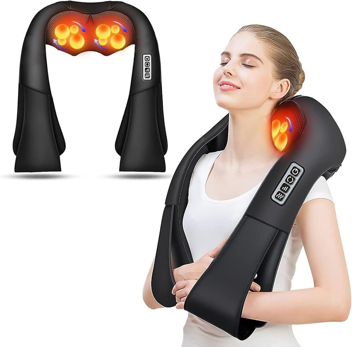 Shiatsu Massagekussen met Infrarood - AuraComfort