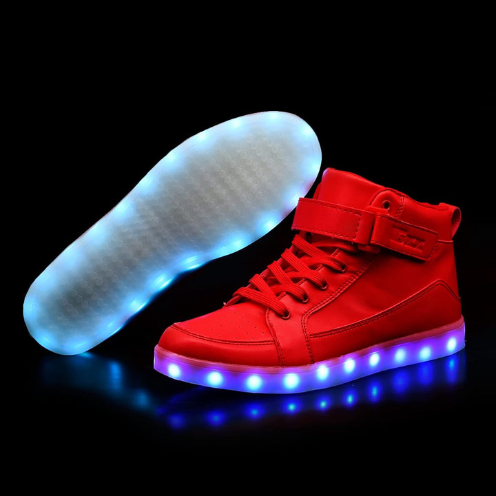 Trendy LED Sneakers met Oplaadbare Verlichting - LumaBoost