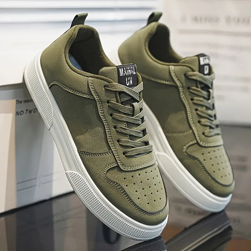 Heren wandelschoenen van suède met comfortabele zool en stijl - Marco