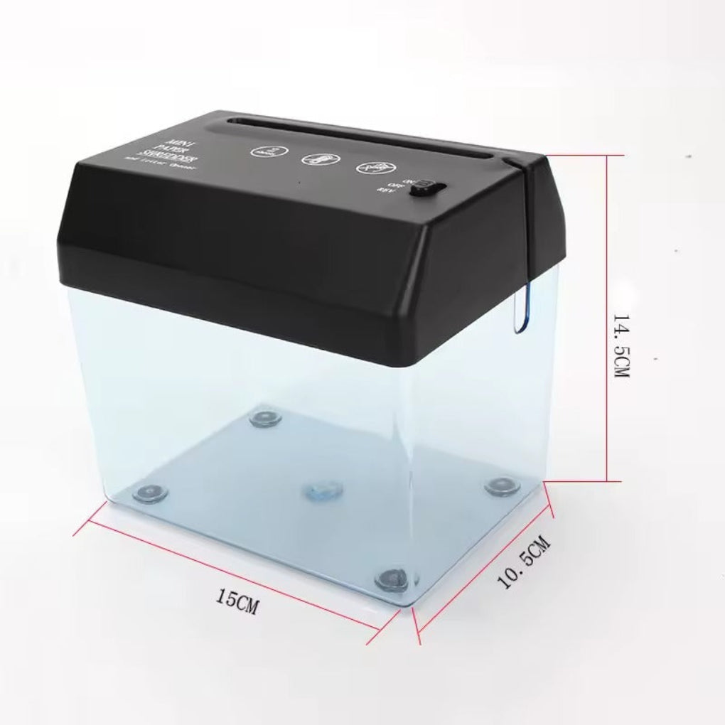 Mini-bureaupapierversnipperaar – compact, stil en efficiënt