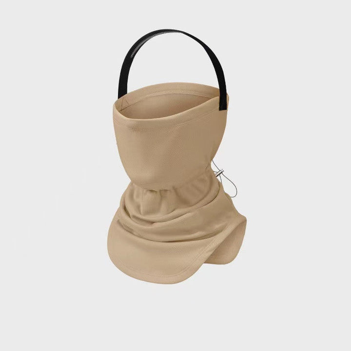 Skimasker voor neus en mond – warm, winddicht, met koordsluiting