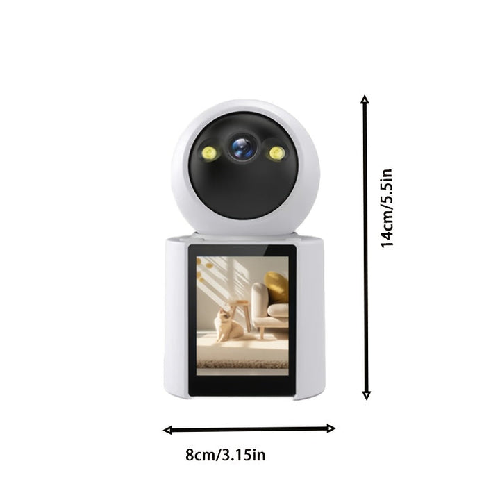 Huisdiercamera met Scherm – Tweerichtingsaudio en Nachtzicht