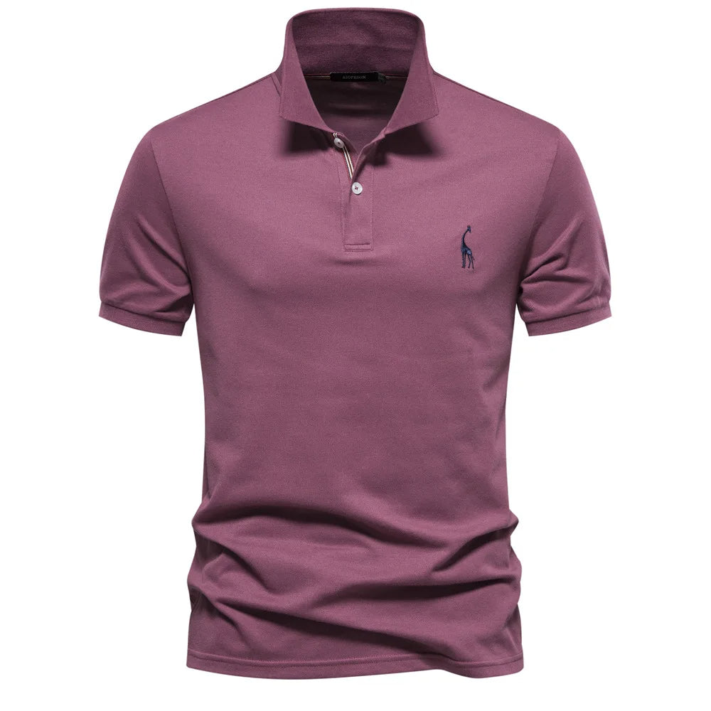 Klassiek Heren Polo met Borduurwerk