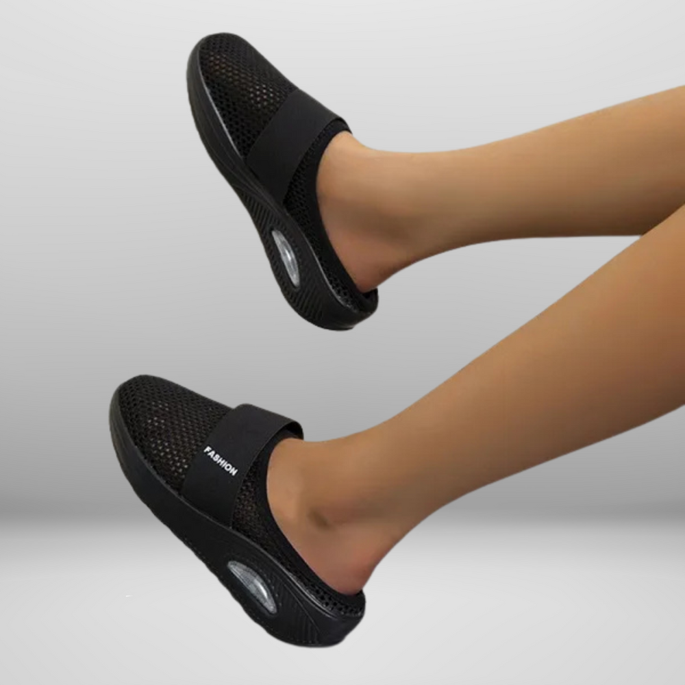 Miralyn – Orthopedische Slip-On Schoenen met Ademend Comfort en Stabiele Sleehak