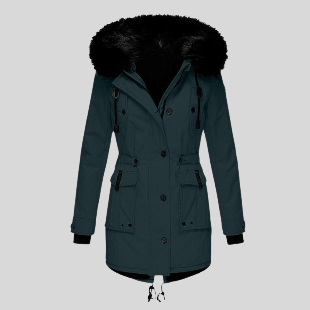 Heren Winterjas met Capuchon – Functionele Laag met Zakken