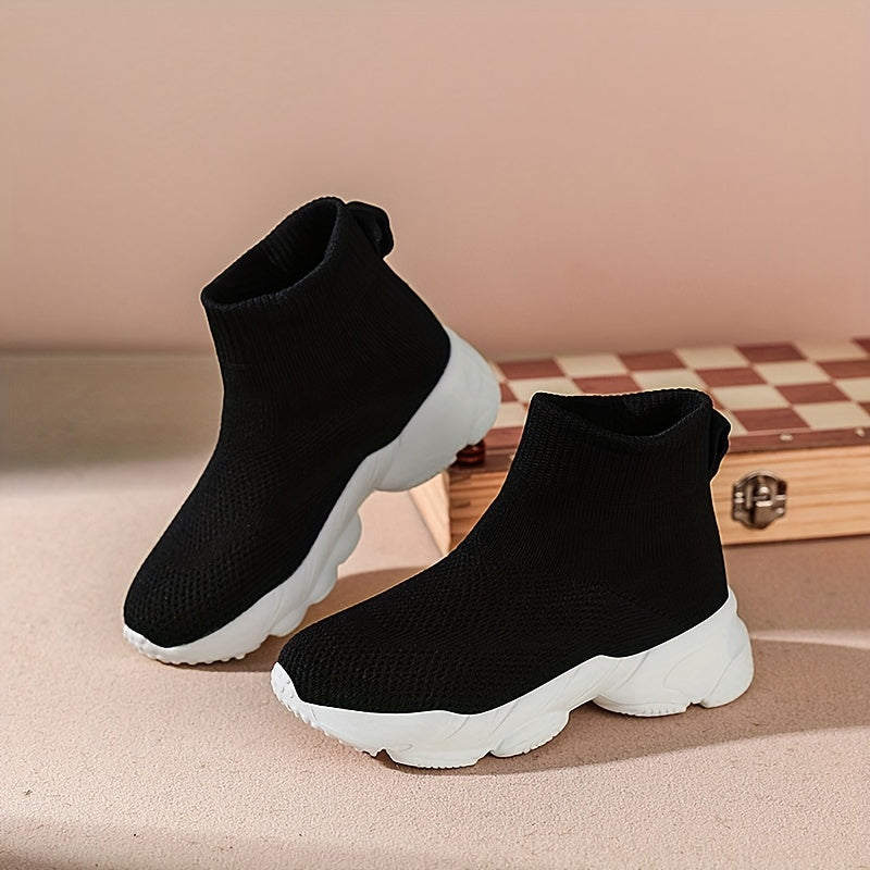 Jongens meisjes sok schoenen geweven ademend schoenen