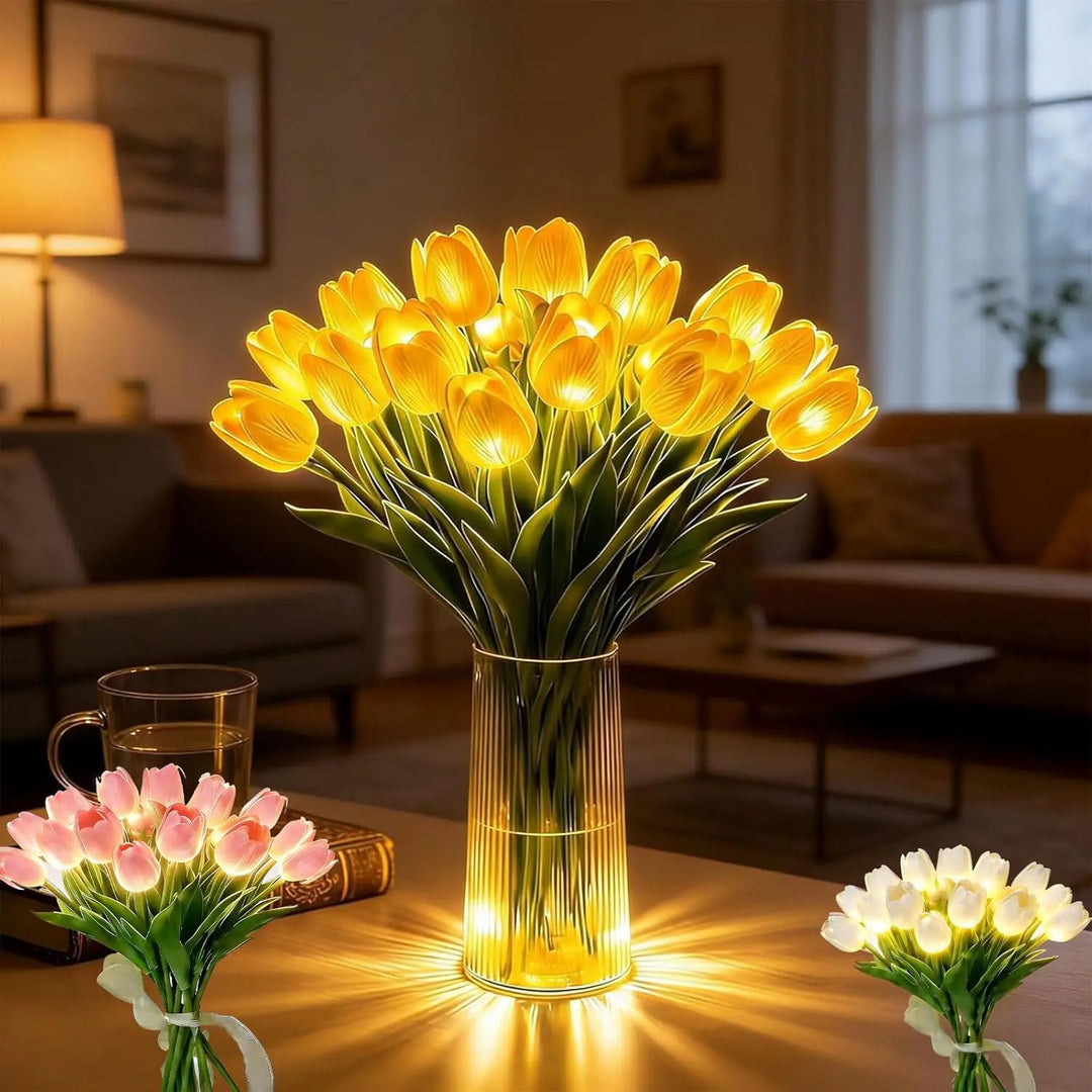 Gezellige LED-bloemlamp voor warme sfeerverlichting