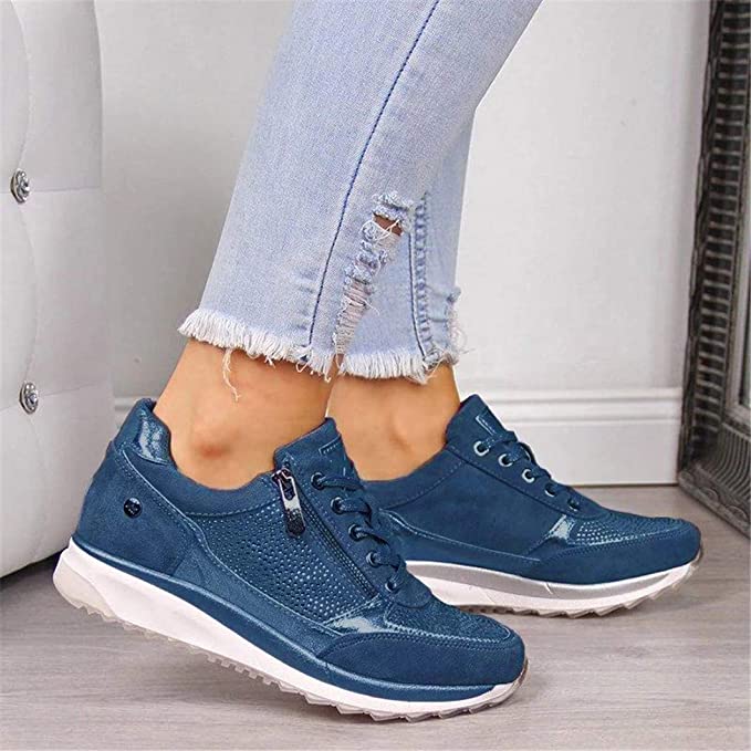 Comfortabele damesschoenen met voetboogondersteuning en antislipzool