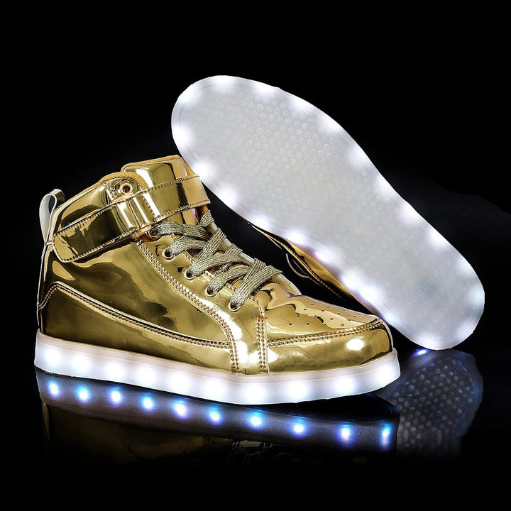 Trendy LED Sneakers met Oplaadbare Verlichting - LumaBoost