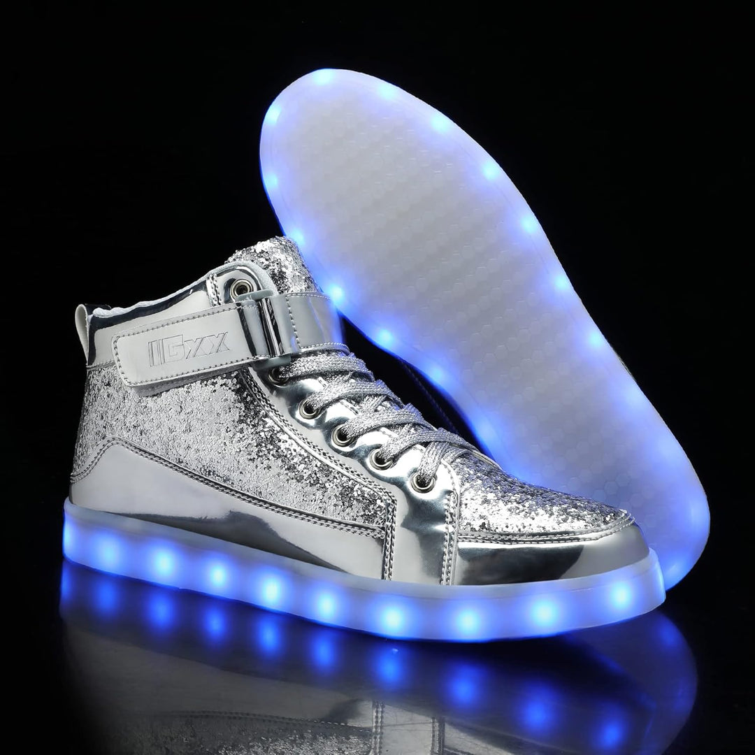 Trendy LED Sneakers met Oplaadbare Verlichting - LumaBoost