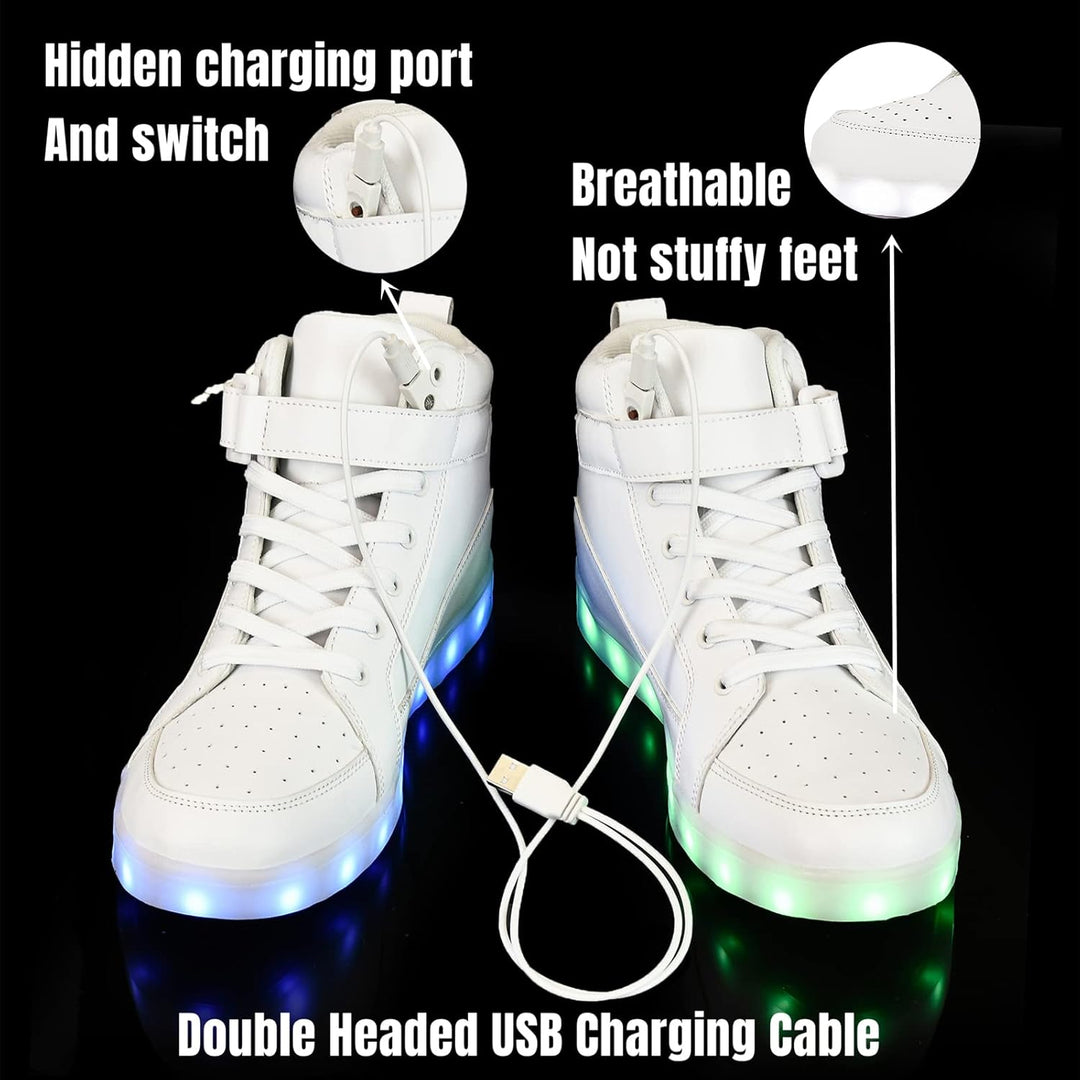 Trendy LED Sneakers met Oplaadbare Verlichting - LumaBoost
