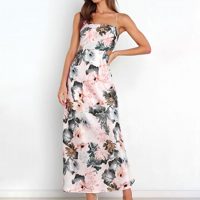 Joleen – Bloemenprint Maxi Jurk
