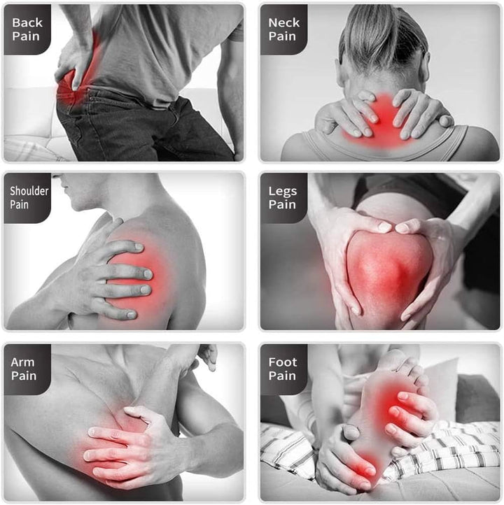 Shiatsu nekmassage-apparaat met warmte en 4 kneedkoppen