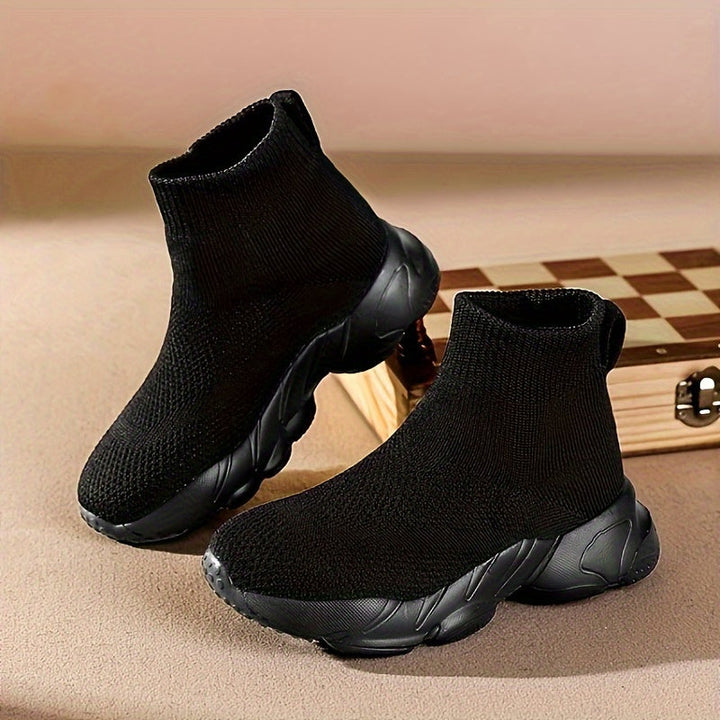 Jongens meisjes sok schoenen geweven ademend schoenen