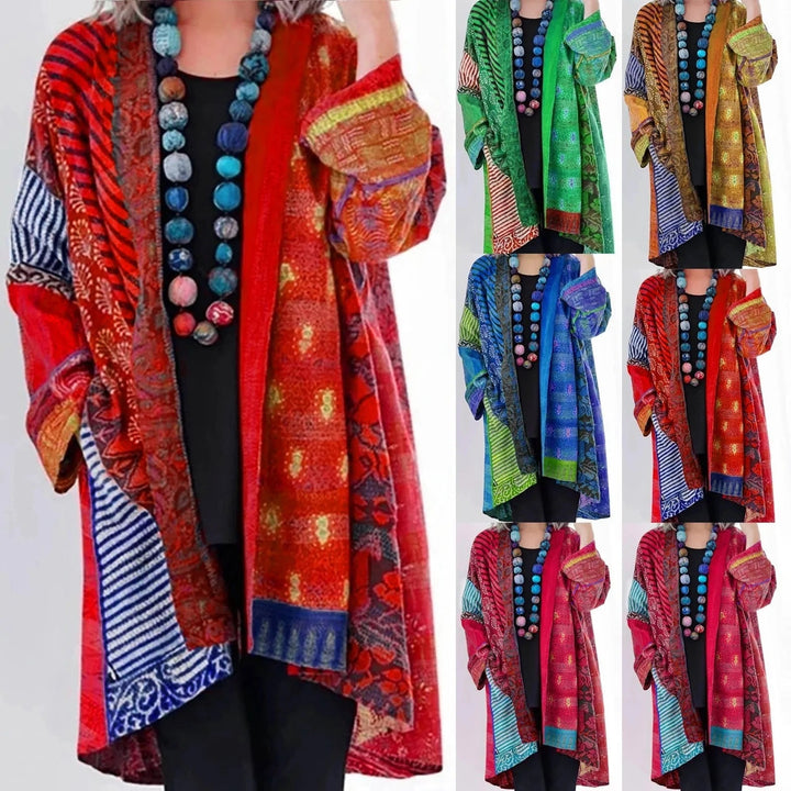 Oversized dames vest met lange mouwen