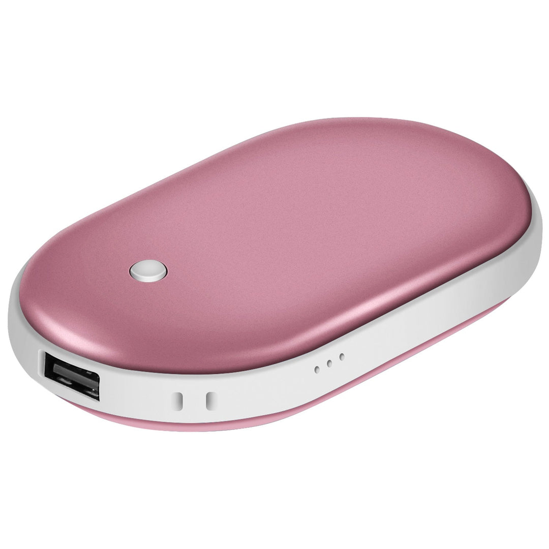 Handwarmer met powerbank van 5000 mAh, aan twee kanten warm