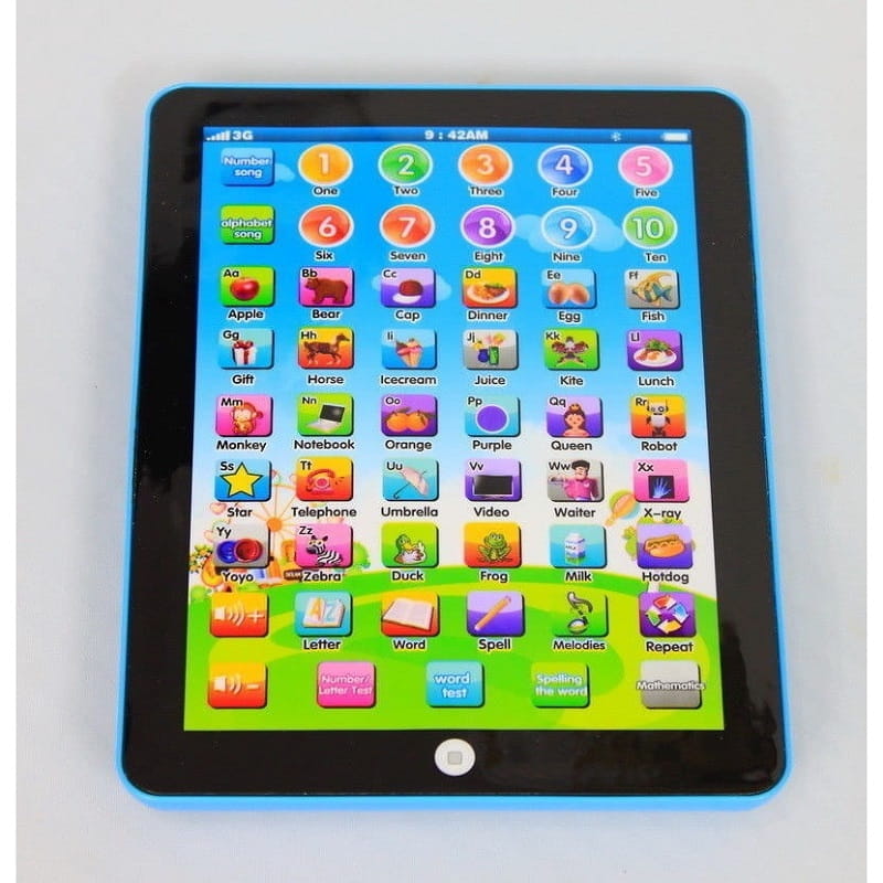 Interactieve Lerentablet voor Kinderen met Geluiden, Kleuren en Quizfunctie – 7,5 Inch