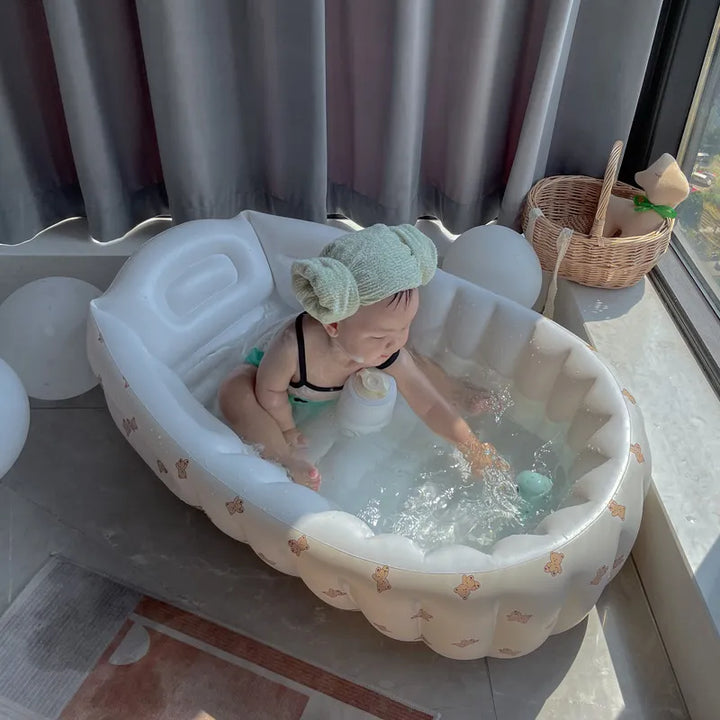 Opblaasbaar Reisbadje voor Baby's – BubbleNest