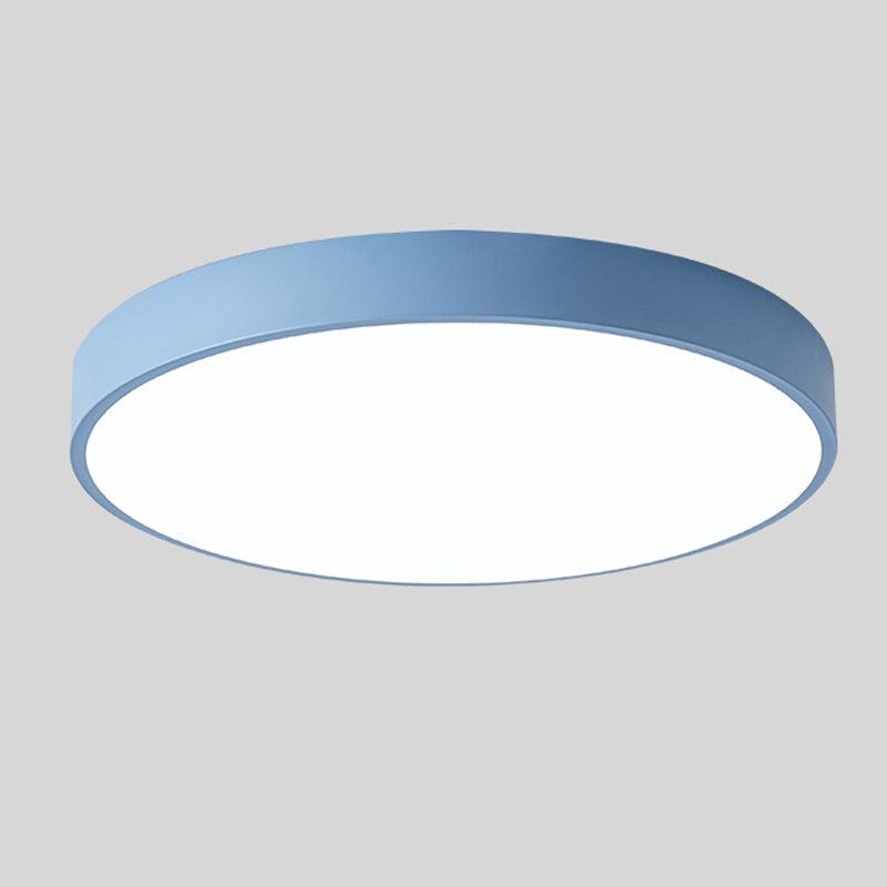 Ronde Nordic Macaron Plafondlamp van Hout