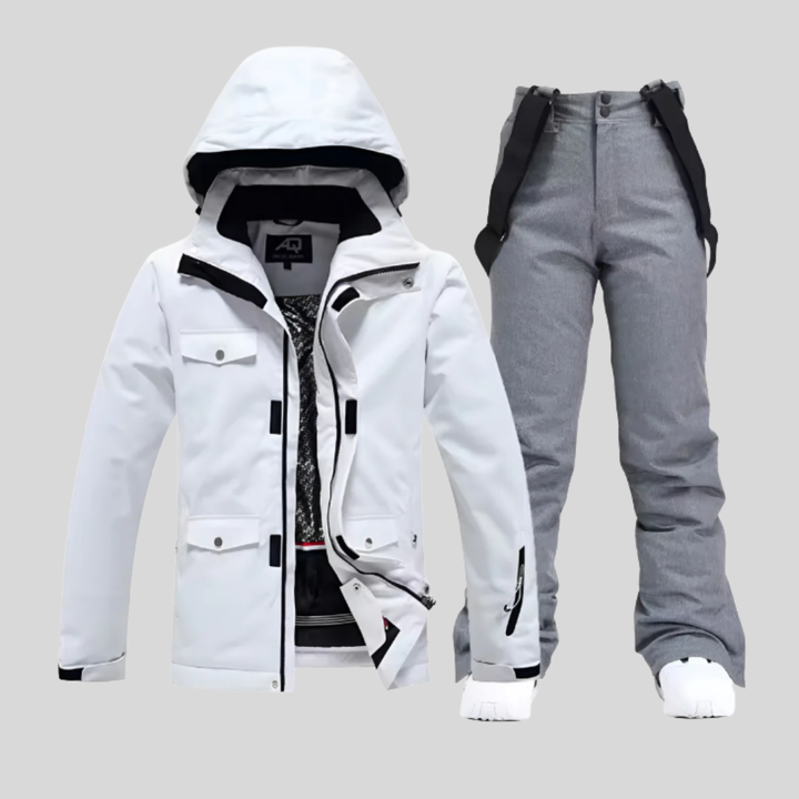 Dames ski-jas en -broekset, functionele winteroutfit