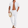 Tweedelige strandoutfit voor heren