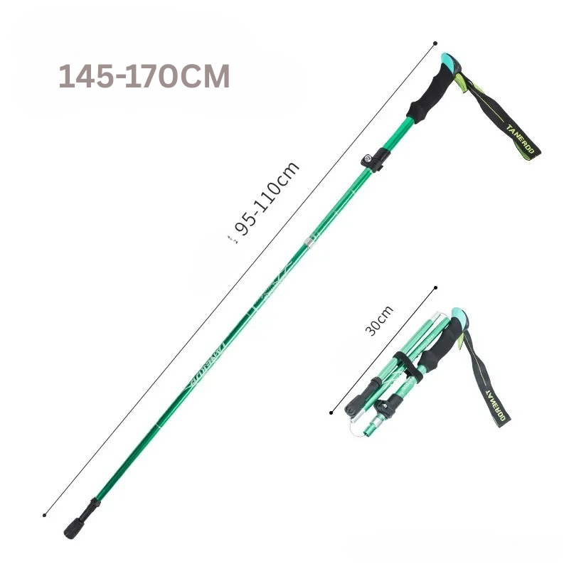 Opvouwbare Telescopische Wandelstok van Aluminium voor Outdoor & Senioren