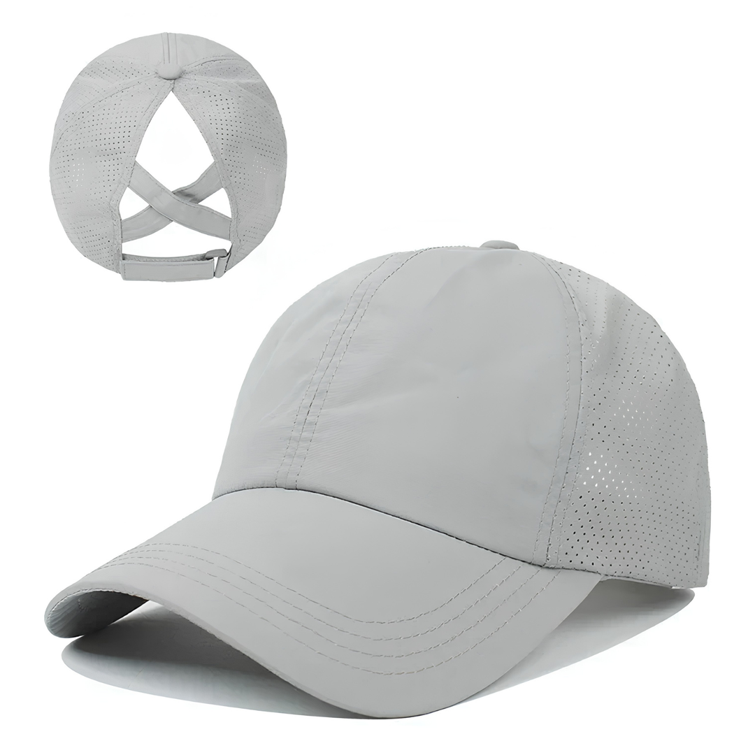 Ademende unisex mesh sport baseballpet met verstelbare pasvorm