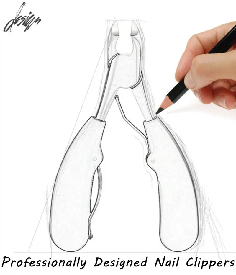 Nagelknipper voor Ouderen, Scherp, Ergonomisch en Ideaal voor Dikke Nagels