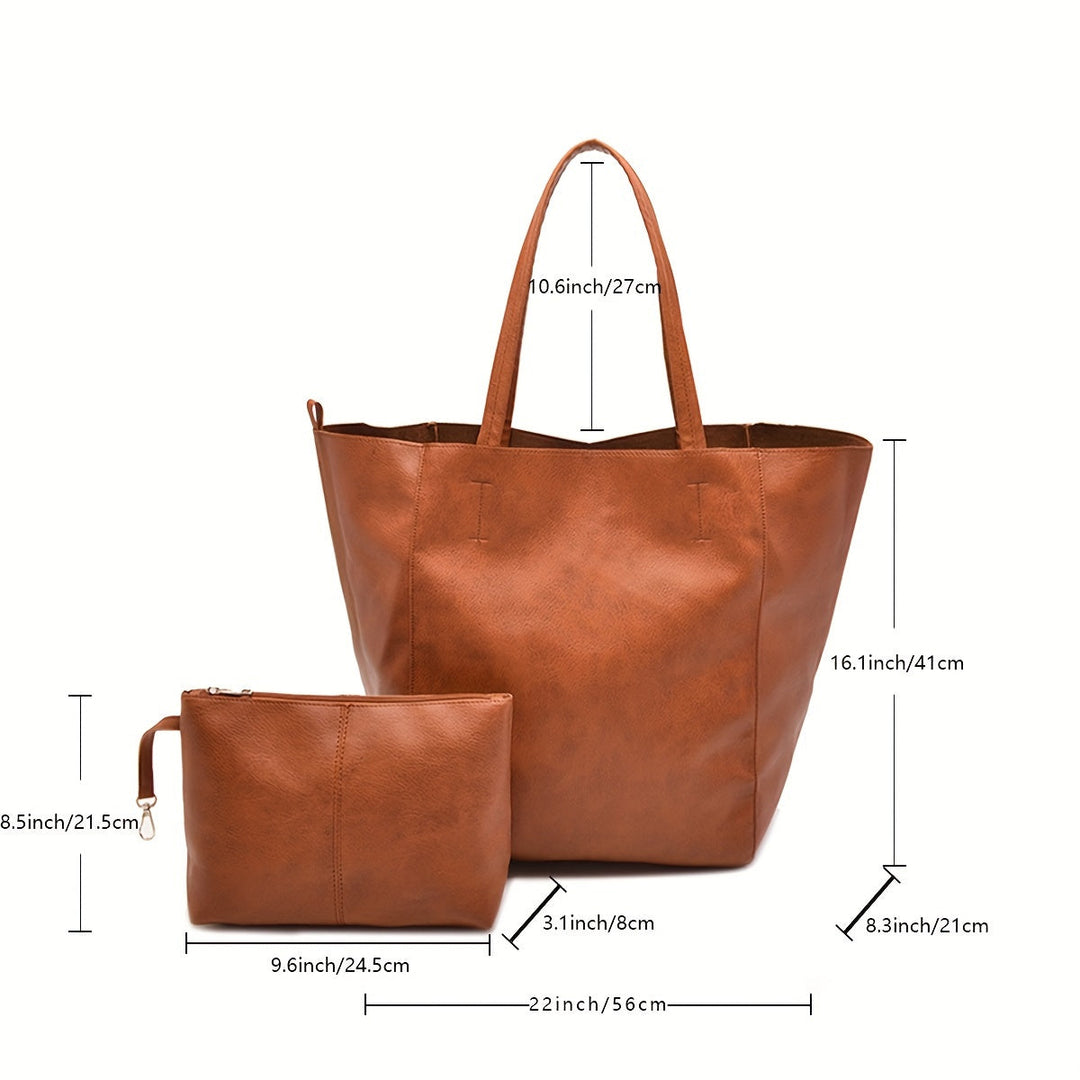 Elegante Zachte Tote Tas – Praktisch en Modieus