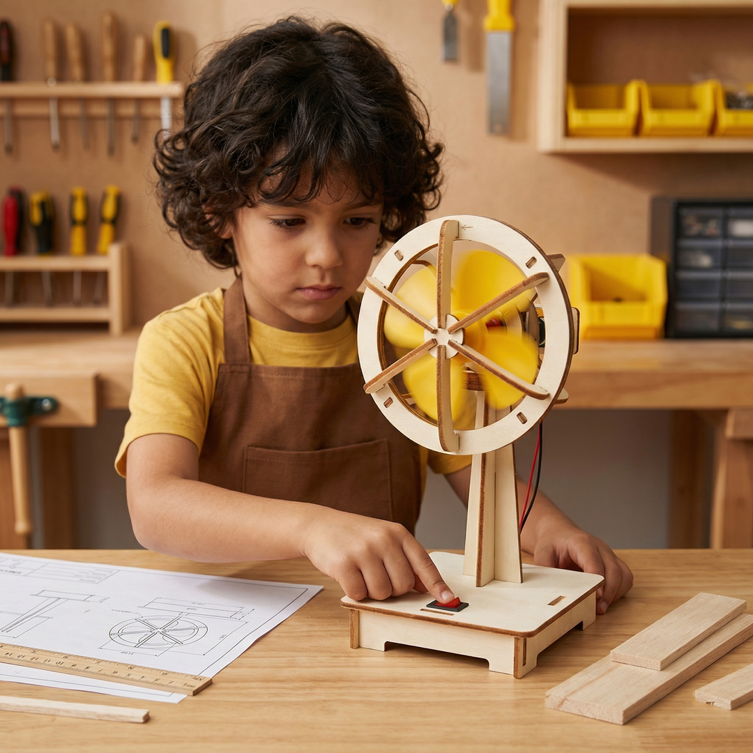 Houten STEM-bouwpakket voor kinderen vanaf 8 jaar, kies uit 8 modellen